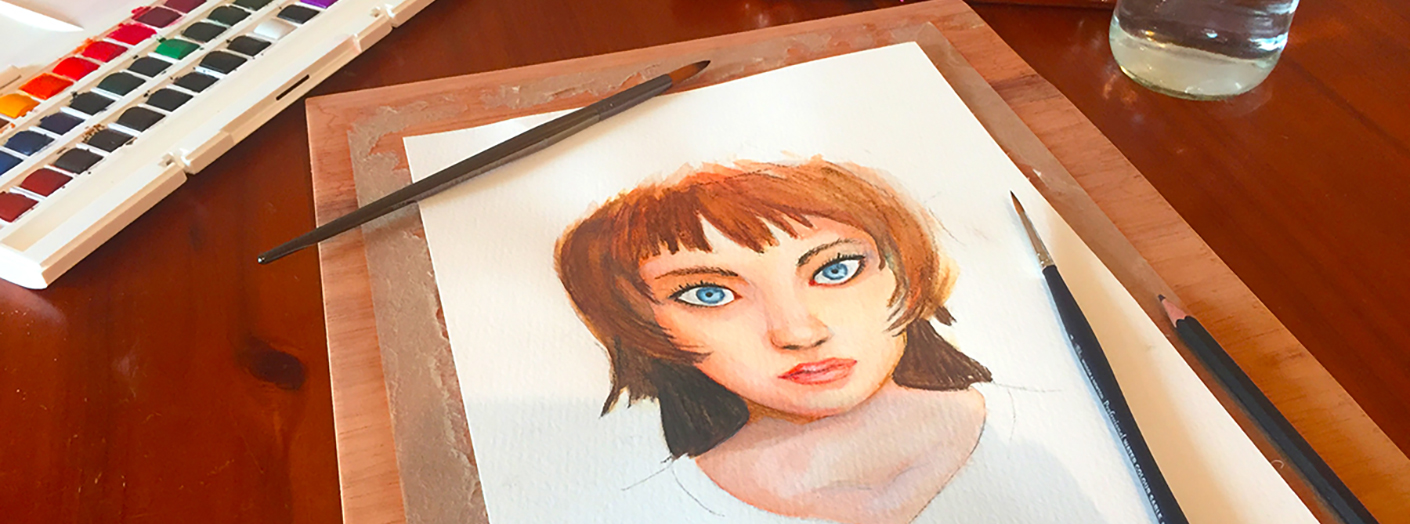 Character Concept Art Watercolour Character Concept Art
